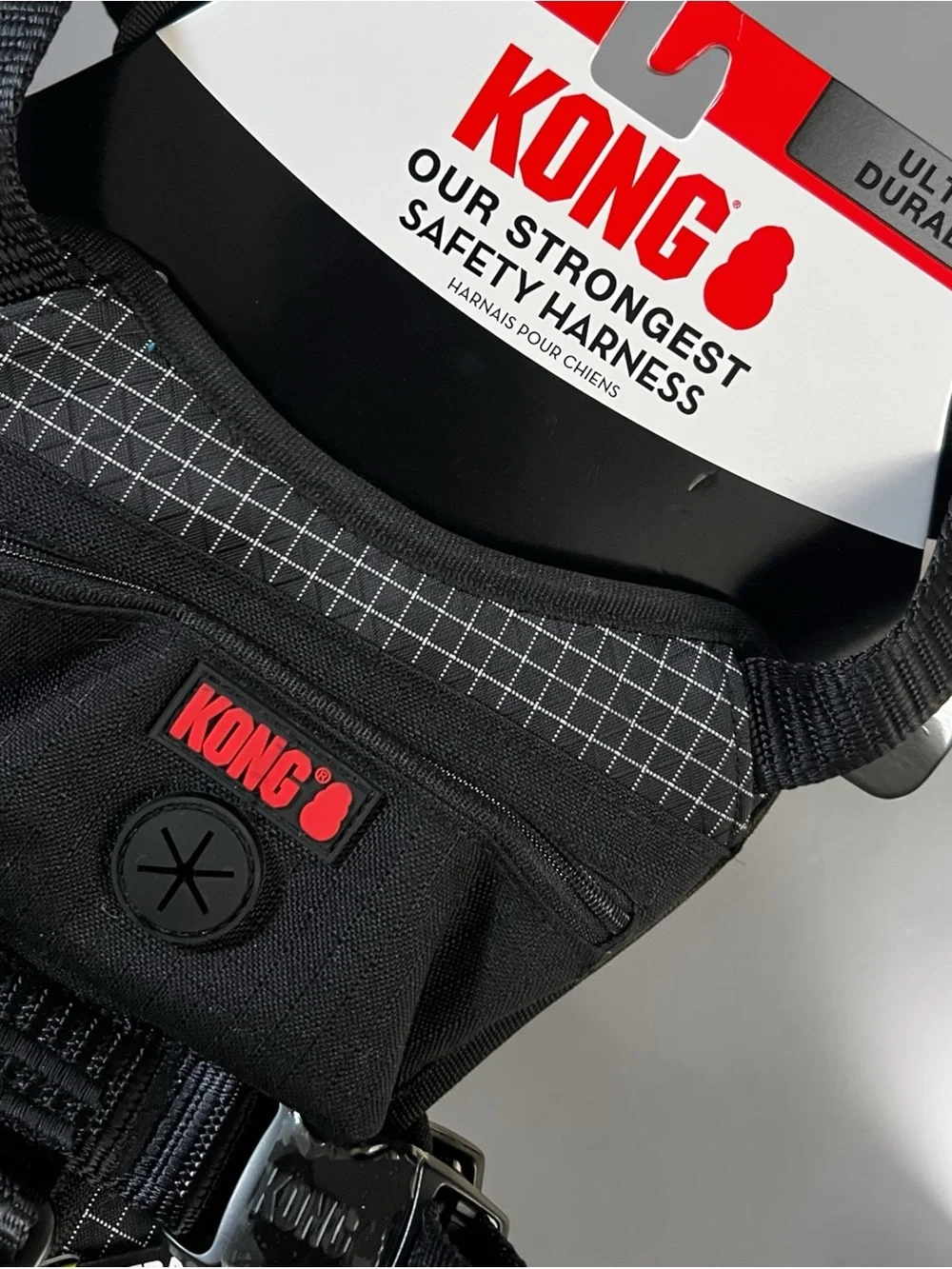 KONG Safety Dog Harness and Leash Bundle, Adjustable, Durable-MEDIUM